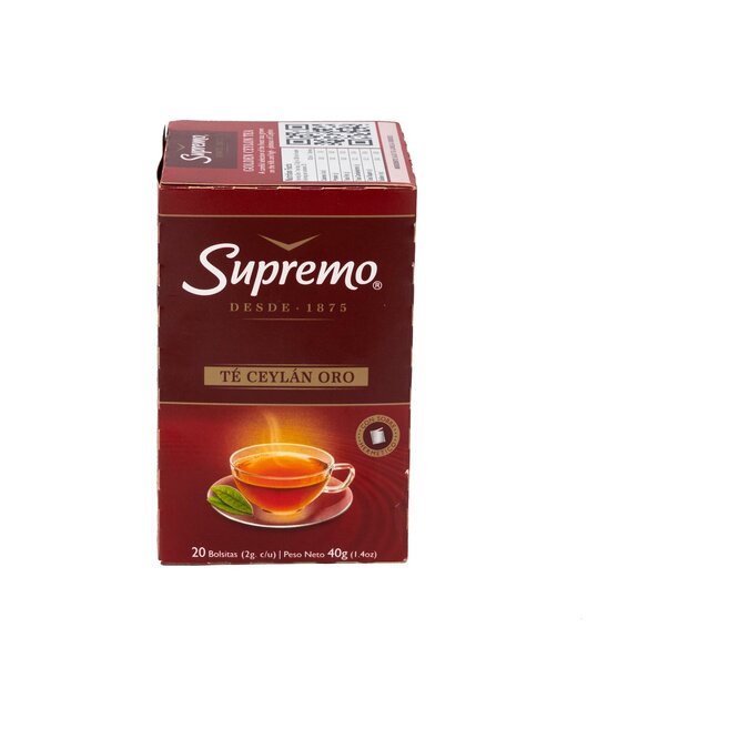 Té ceylan oro Supremo 20 unidades