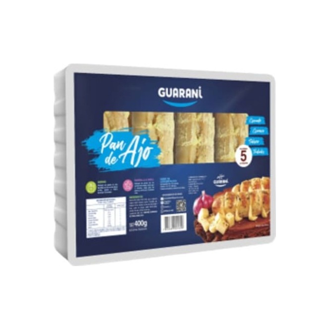 Pan relleno con ajo y queso paquete Guaraní 400 gramos