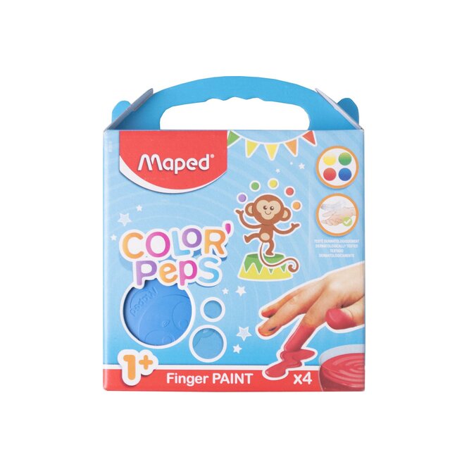 PINTURA A DEDO 4 COLORES MAPED