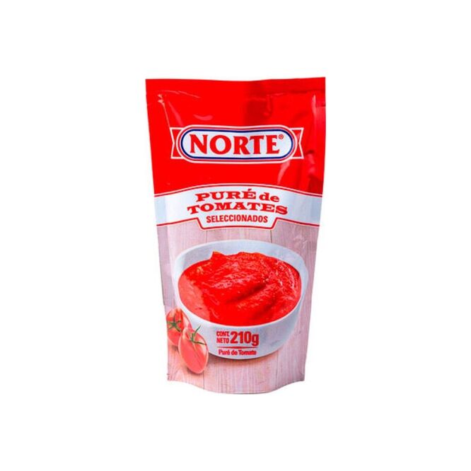 Puré de tomate doypack Norte 210 gramos