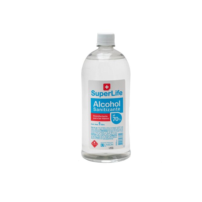 ALCOHOL SANITIZANTE AL 70% SUPERLIFE 1L