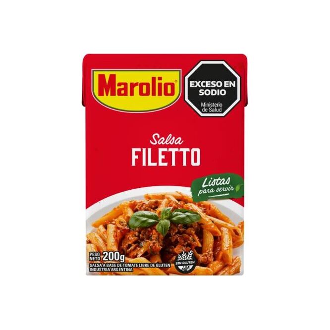 Salsa filetto tetra Marolio 200 gramos