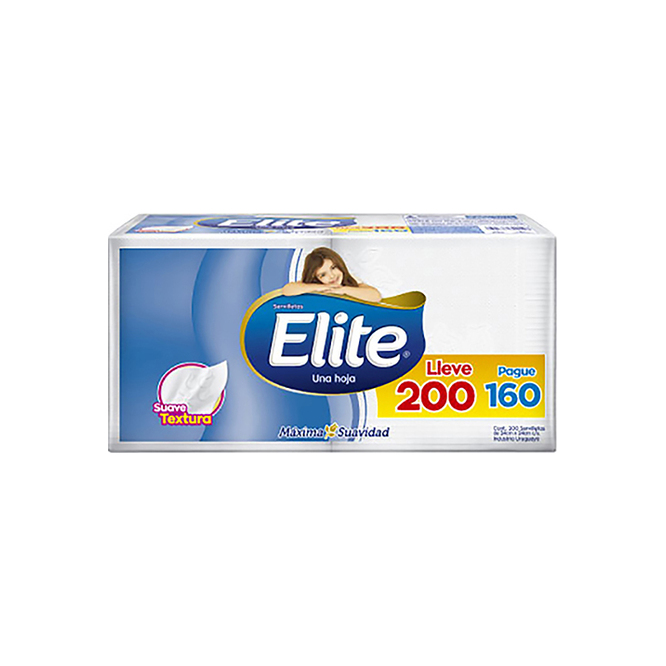 Servilletas de 24x24cm Elite 200 unidades