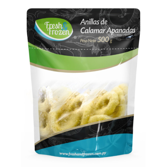 ANILLAS D/CALAMAR APANADA 500GR FRESH FR