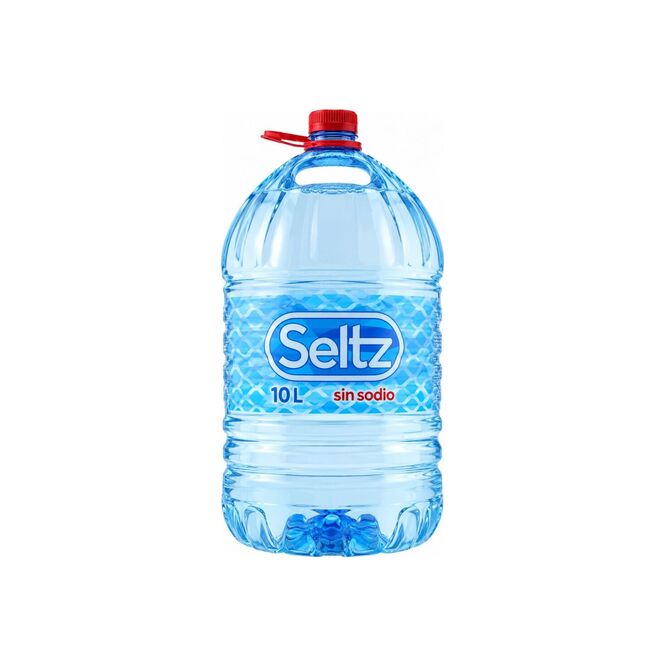 Agua mineralizada sin gas Seltz 10 litros