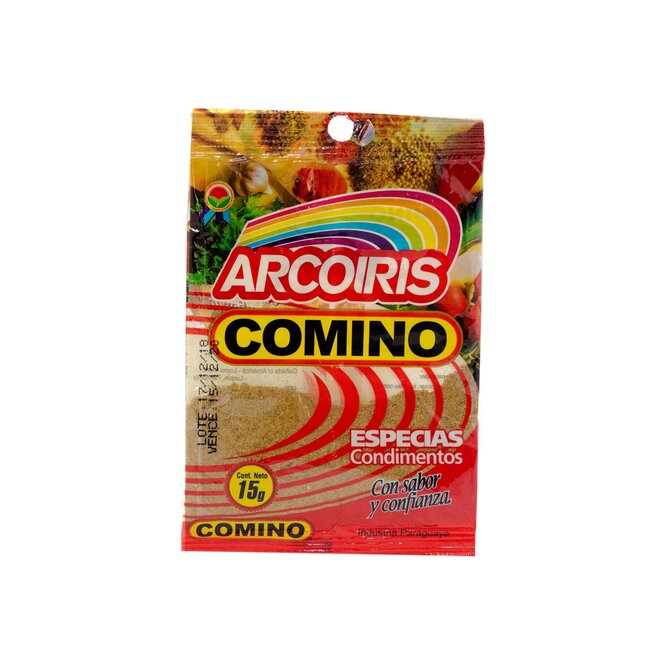 Comino molido paquete Arcoiris15 gramos