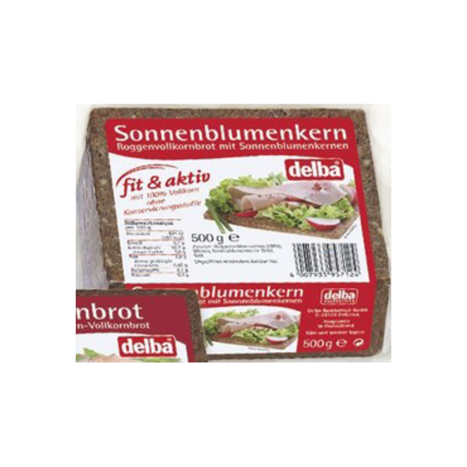 PAN C/GIRASOL 500GR DELBA PLA