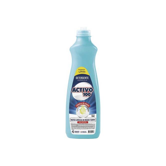 Detergente limón activo botella Activo 100 500 ml