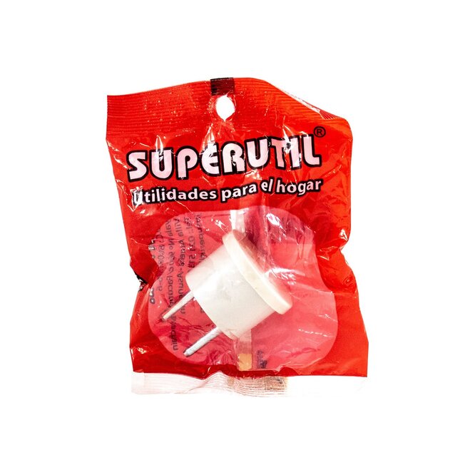 Ficha adaptador triple Superútil 1 unidad
