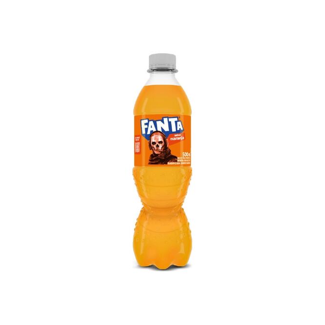 Gaseosa sabor naranja en botella Fanta 500 ml