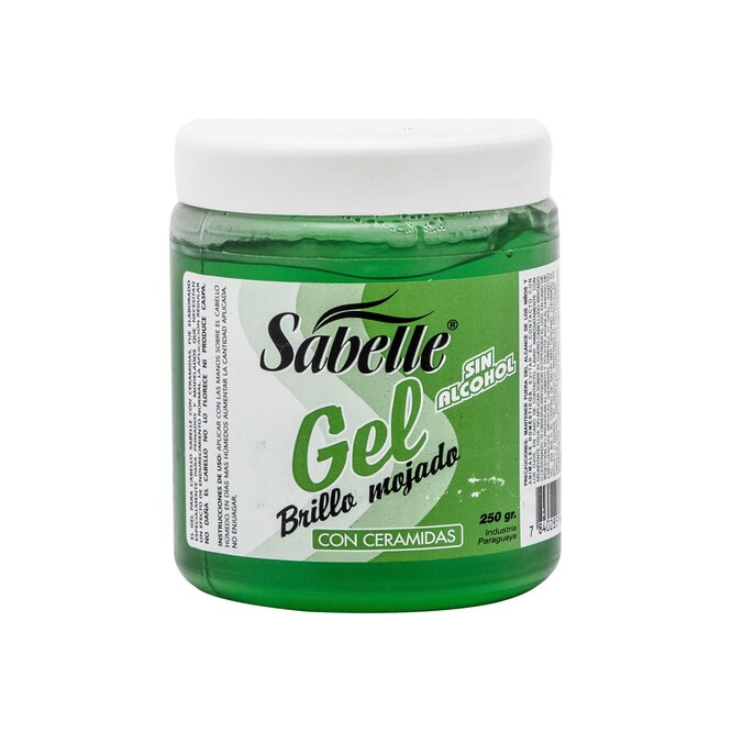 GEL P/CABELLO C/CERAM VERD SABELLE 250GR