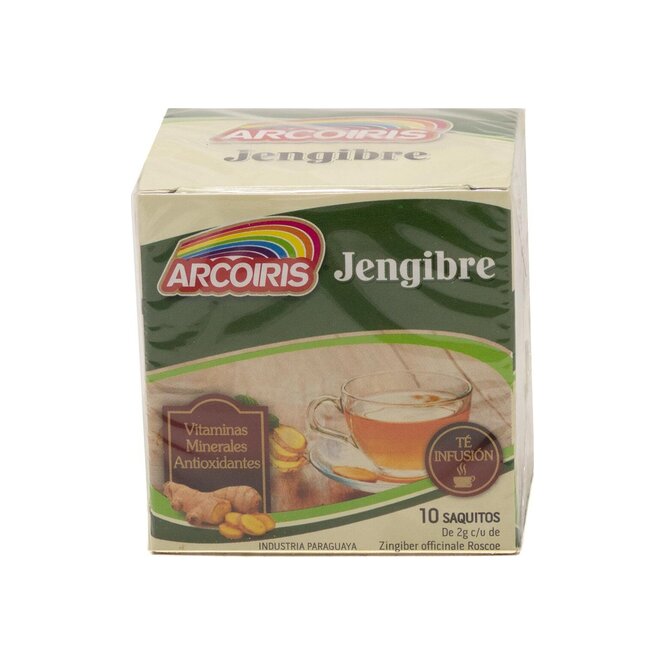 Té de jengibre Arcoiris 10 unidades