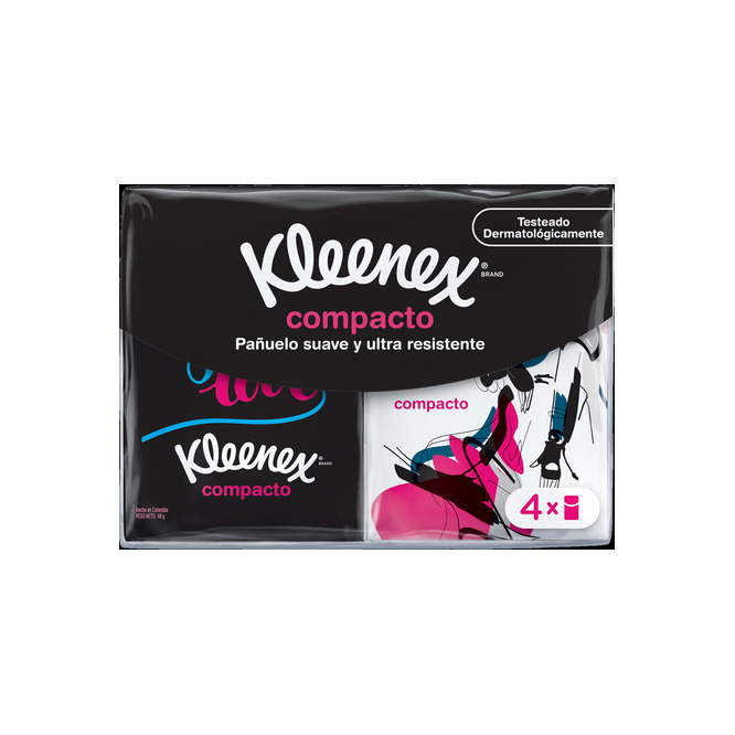 PAÑUELITOS DESCH COMPACTO KLEENEX 4UN PA