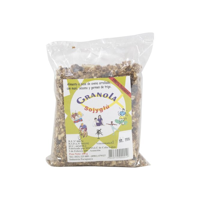 GRANOLA 200GR CON MANI SOJYGLU PAQ