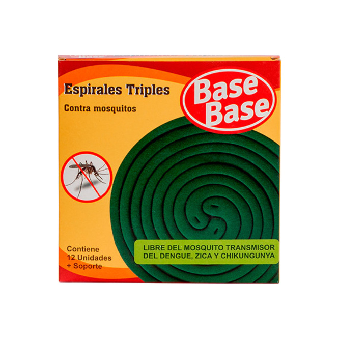 Espiral Trillizas en paquete Base Base 12 Unidades