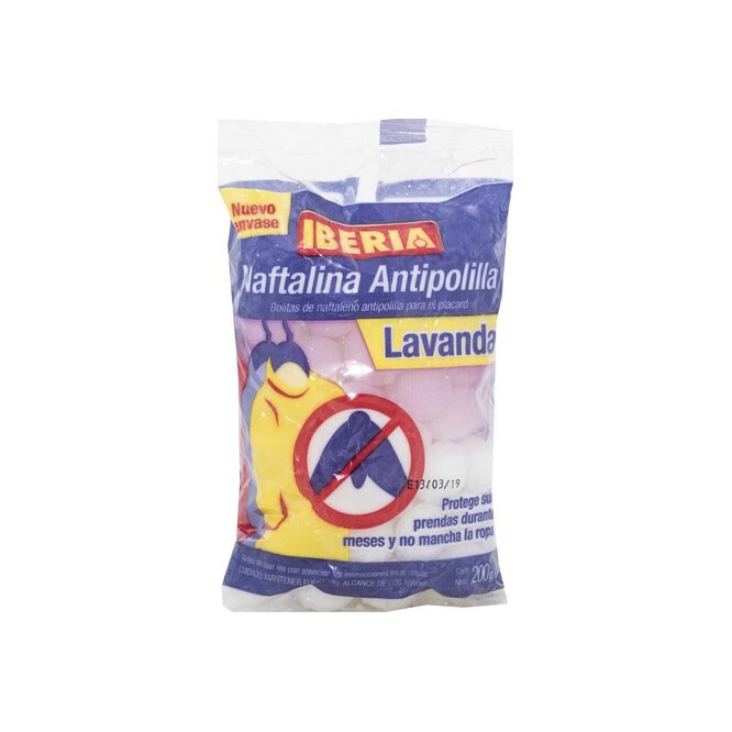 Naftalina lavanda Iberia 200 gramos
