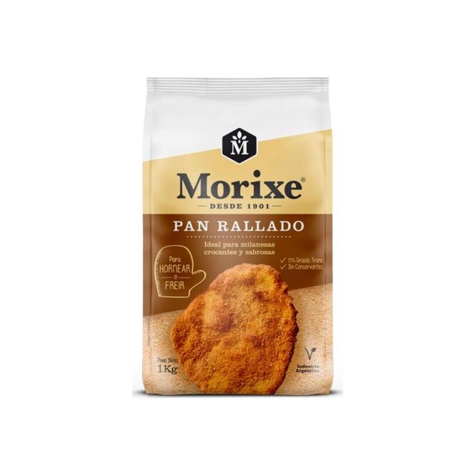 Pan Rallado para Hornear o Freír Morixe 1 kilo