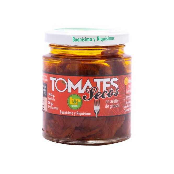 Tomates secos en aceite de girasol B&R Foods 195 gramos