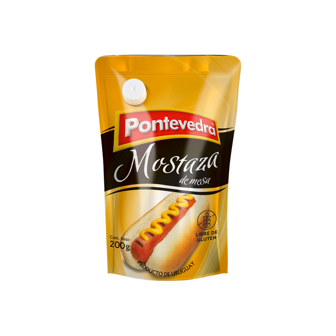 Mostaza en doy pack Pontevedra 200 gramos