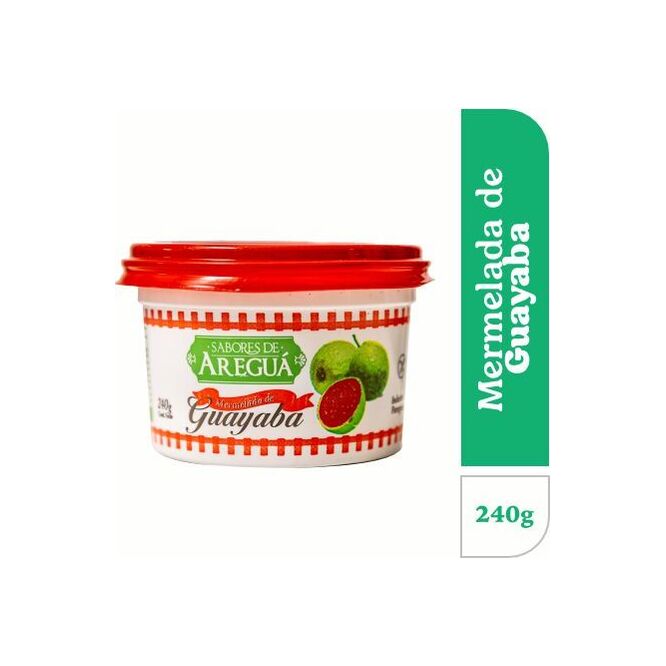 Mermelada de guayaba Sabores de Areguá 240 gramos