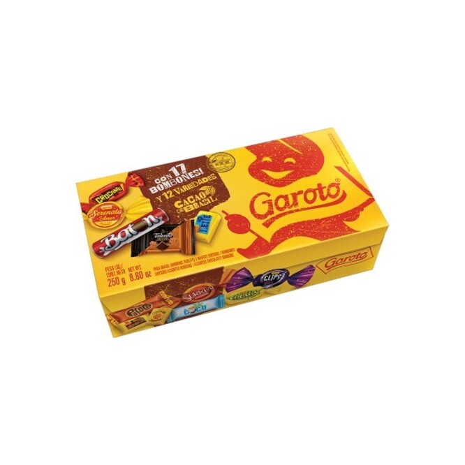 Bombones de chocolate surtidos caja Garoto 250 gramos