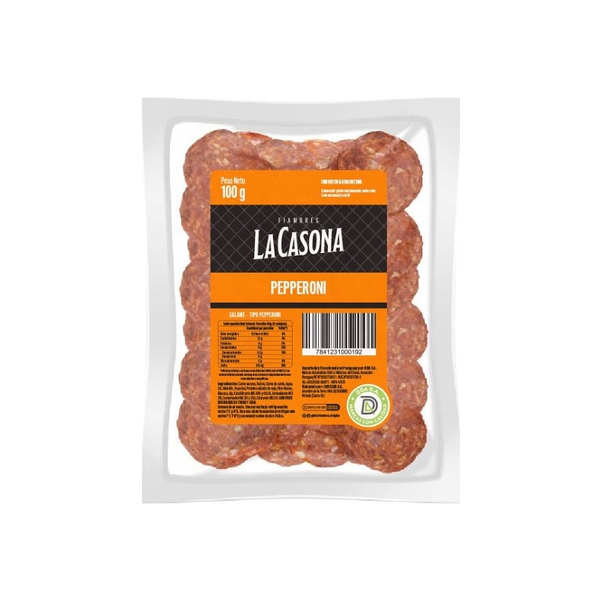 Pepperoni La casona 100 gramos