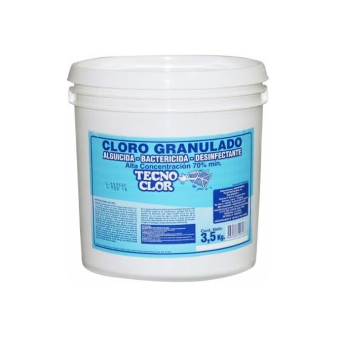 Cloro granulado Tecnoclor 3,5 kilos
