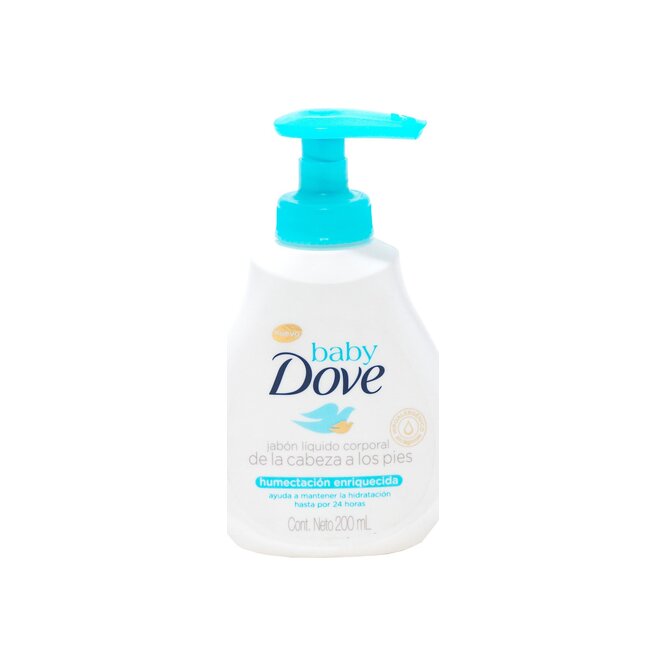 Jabón liquido humectación enriquecida Baby Dove 200 ml