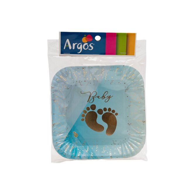 PLATOS DESECHABVARCOLDIS 8 UNID ARGOS