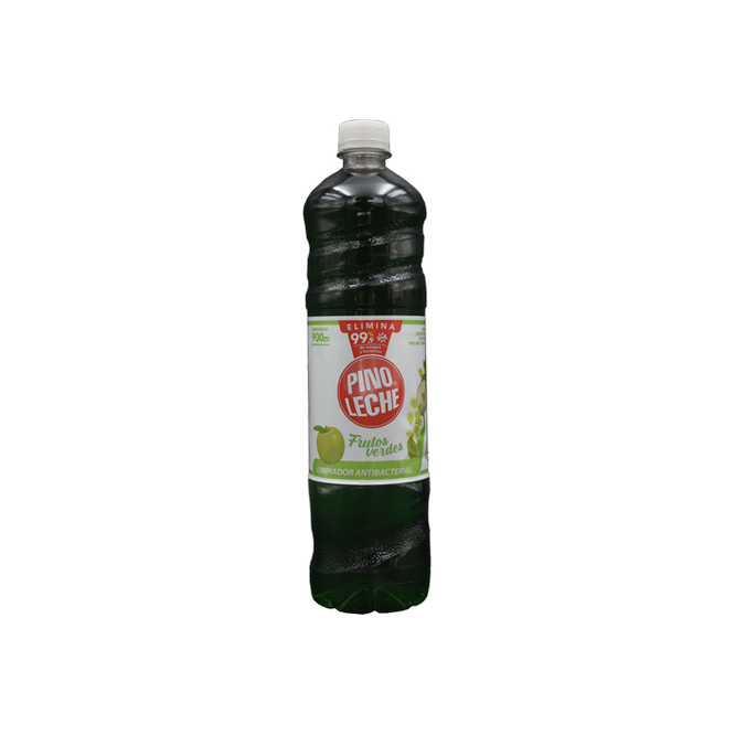 Limpiador bactericida con aroma frutos verdes en botella descartable Pinoleche 950 ml