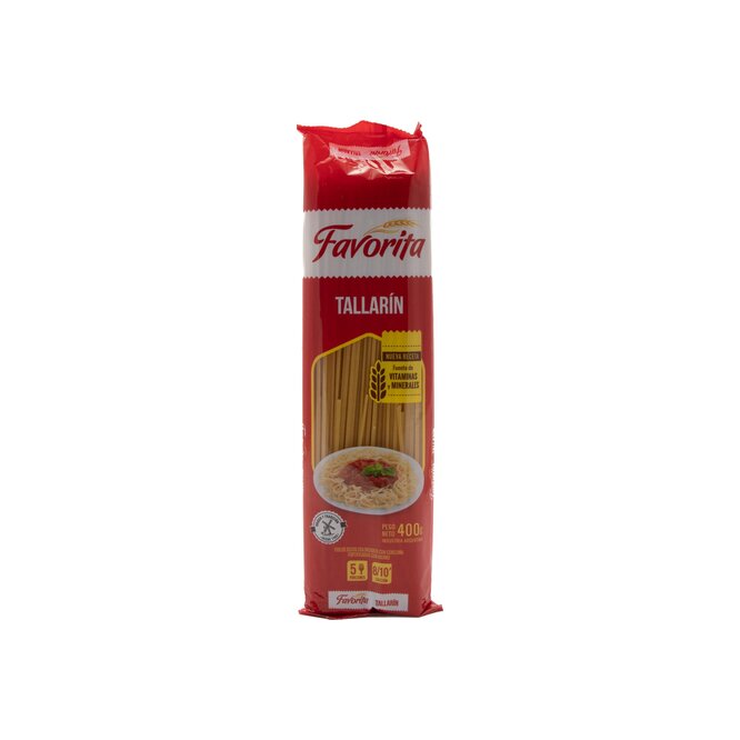 Fideos tallarín Favorita 400 gramos