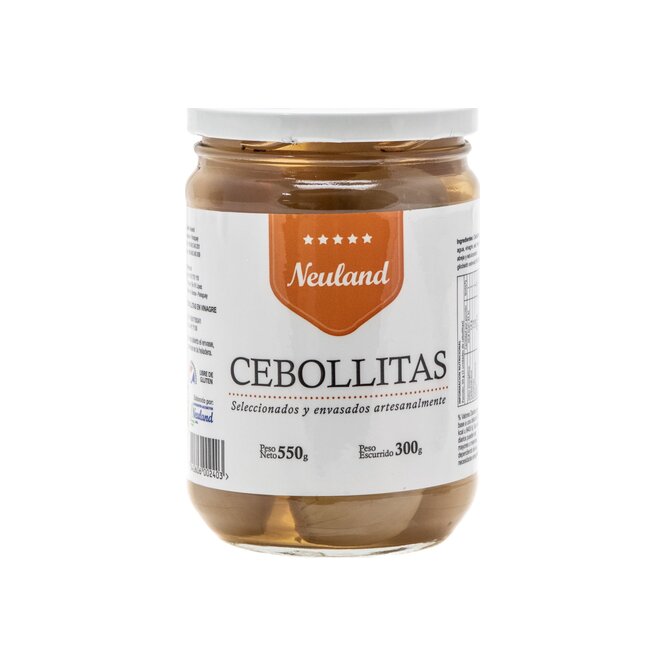 CEBOLLITAS EN CONSERVA NEULAND 550GR
