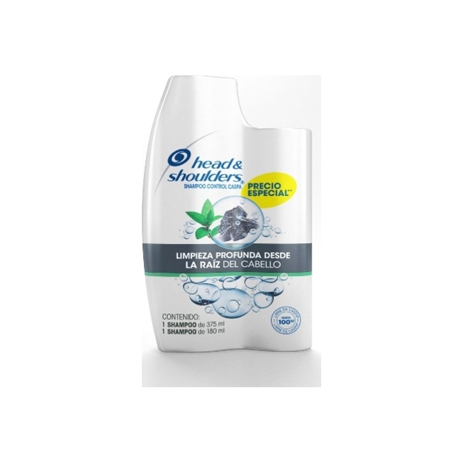 SHAMPOO 375MLSHAMP 180ML PURIF CAPILAR