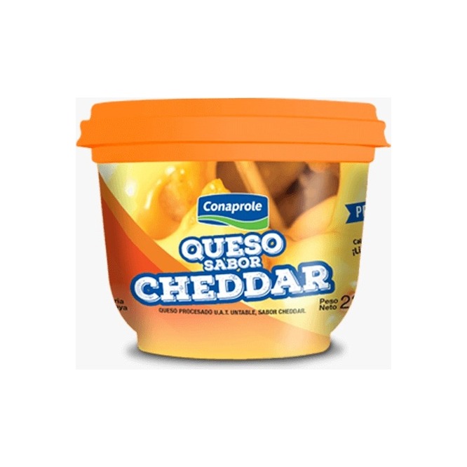 Queso untable cheddar Conaprole