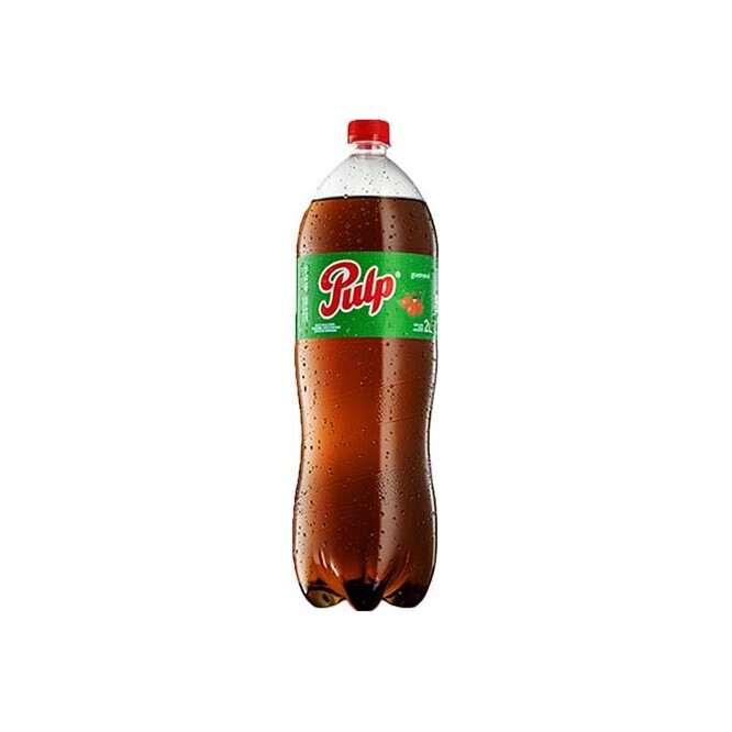 Gaseosa sabor guaraná botella descartable Pulp 2 litros