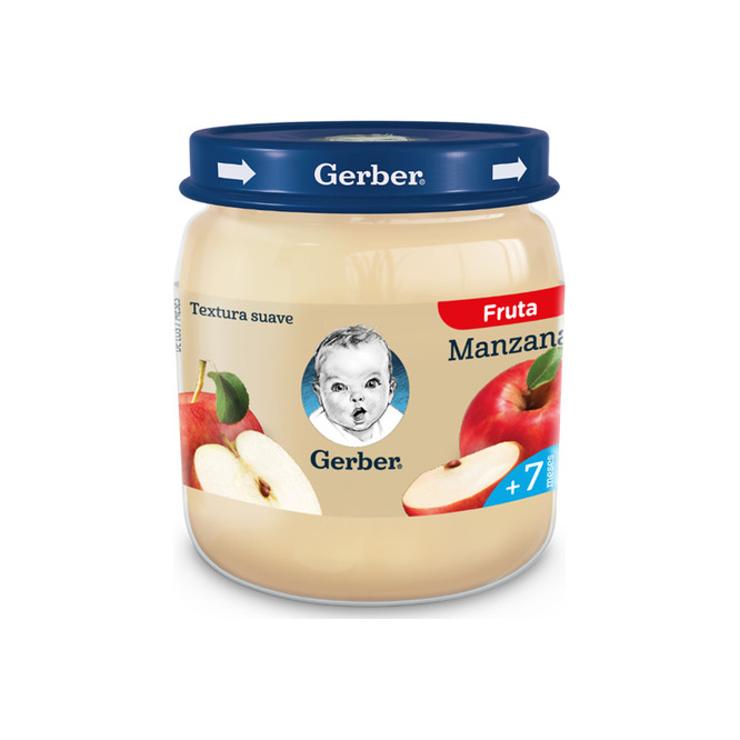 PURE DE MANZANA GERBER 113GR FCO