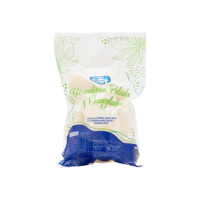 Mandioca pelada y congelada Ocho Fuentes 1 kilo