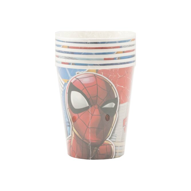 VASO DE COTILLON MARVEL SPIDERMAN 6UN
