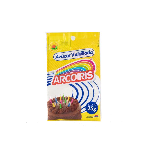 Vainilla en paquete Arcoiris25 gramos