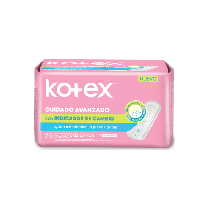 Protectores diarios Kotex 20 unidades