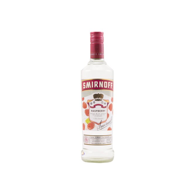 Vodka sabor raspberry en botella Smirnoff 700 ml