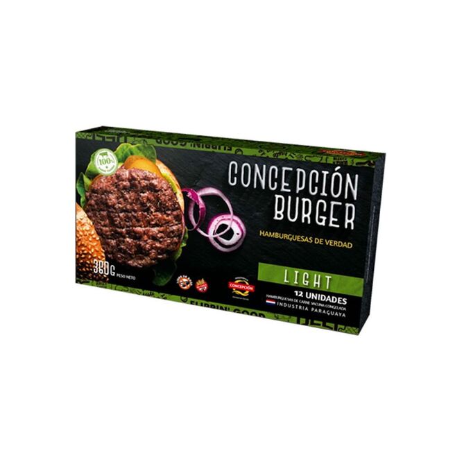 Hamburguesa Light Concepción Burger 12 unidades