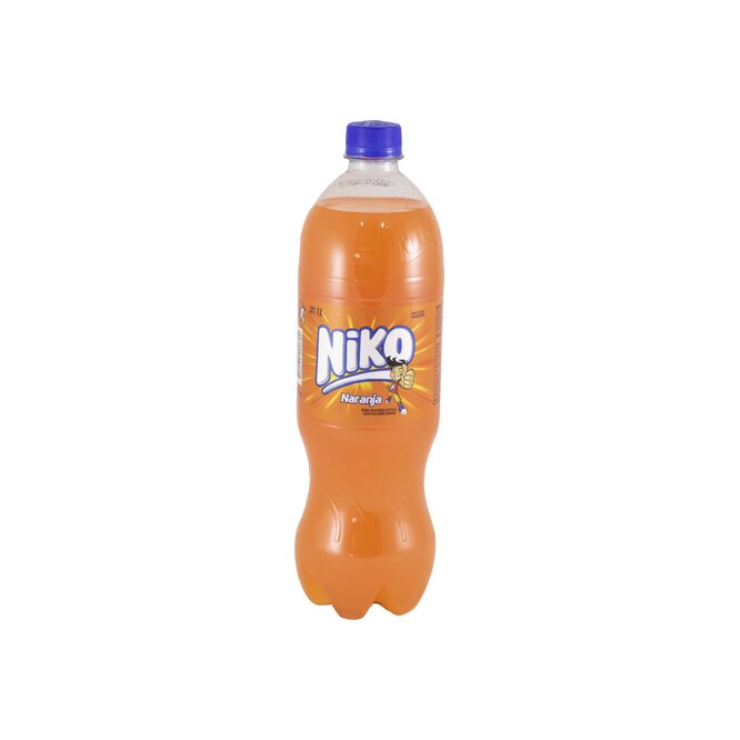 Gaseosa sabor naranja botella Niko 1 litro