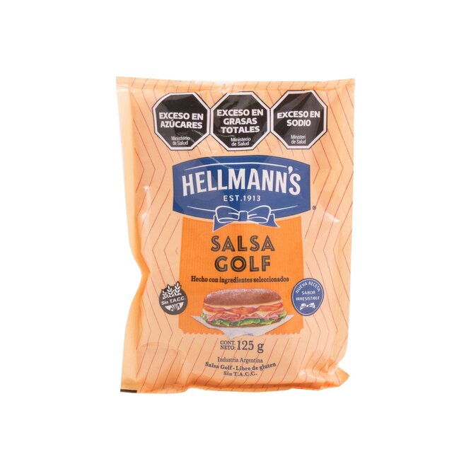 Salsa Golf en doy pack Hellmann's 125 gramos