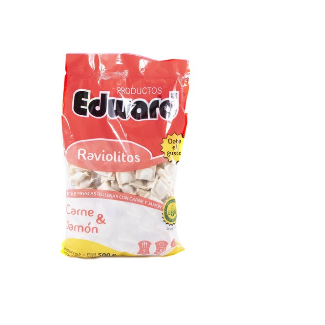 Raviolitos de carne y jamón paquete Edward 500 gramos