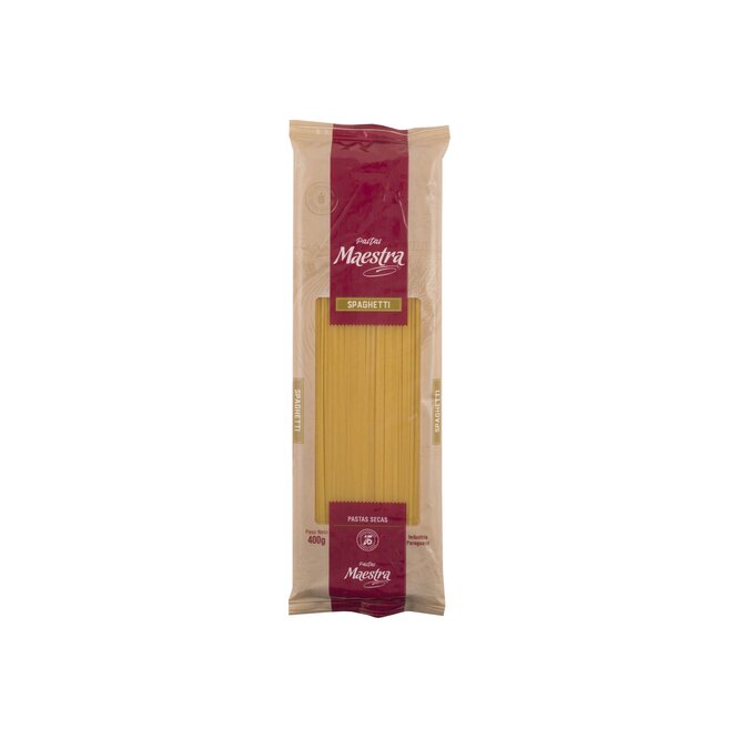 Fideo spaghetti paquete Maestra 400 gramos