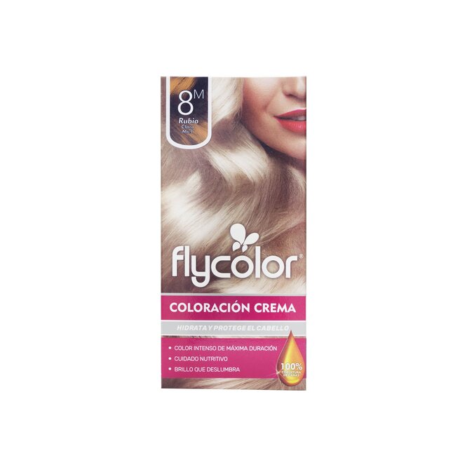 TINTE FLY COLOR RUBIO CLARO MIEL 8M