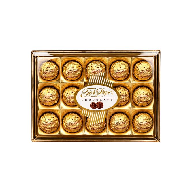 Chocolate estuche cuadrado Feidun 15 unidades