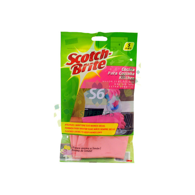 Guante Tareas Delicadas Tamaño Pequeño Scotch Brite