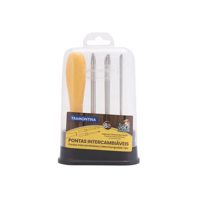 JUEGO D/DESTORNILLADORES 6UN TRAMONTINA